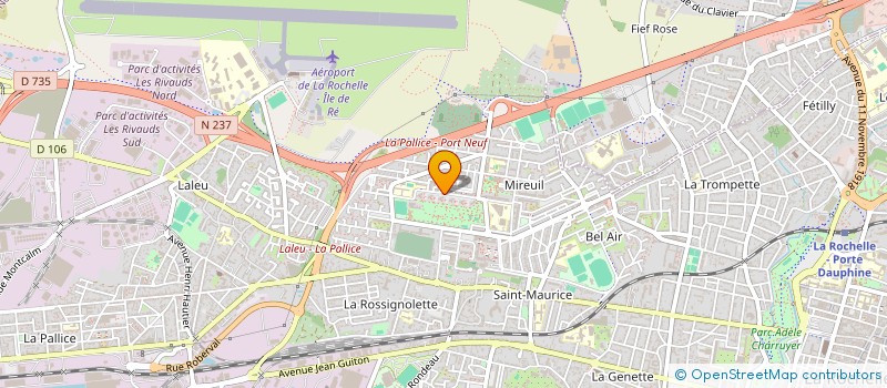 localisation de l'entreprise MADAME PASCALINE TARDE  LA ROCHELLE