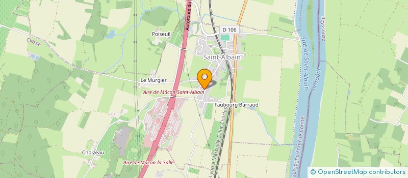 localisation de l'entreprise MADAME PASCALINE TATON  SAINT-ALBAIN