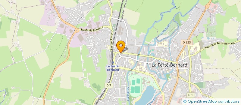 localisation de l'entreprise MADAME PASCALINE TAUDIERE  LA FERTE-BERNARD