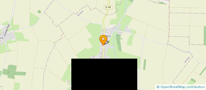 localisation de l'entreprise MADAME PASCALINE THIEBAULT  ARREST