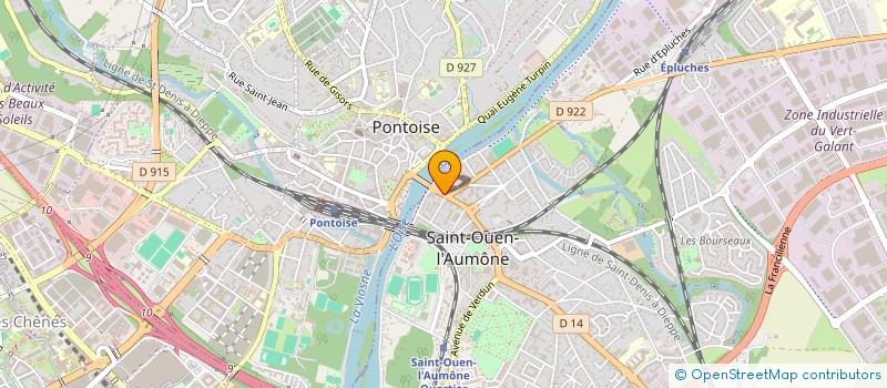 localisation de l'entreprise MADAME PASCALINE TISSOT à SAINT-OUEN-L'AUMONE
