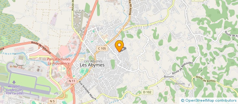 localisation de l'entreprise MADAME PASCALINE TOULEMONDE à LES ABYMES