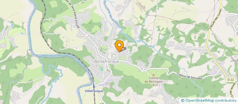 localisation de l'entreprise MADAME PASCALINE TOUSSAINT à VILLEFRANQUE