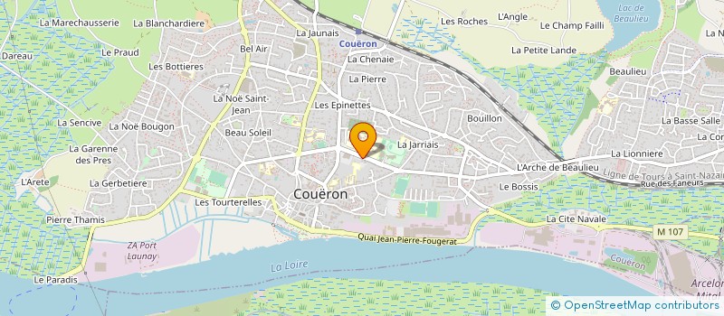 localisation de l'entreprise MADAME PASCALINE TURPIN à COUERON