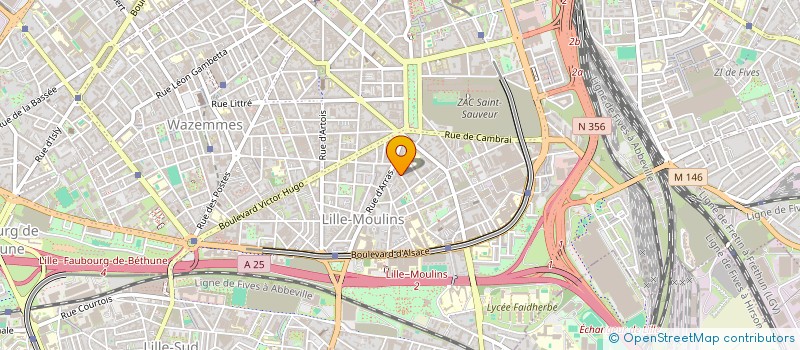 localisation de l'entreprise MADAME PASCALINE VASSEUR  LILLE