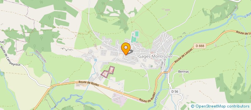 localisation de l'entreprise MADAME PASCALINE WAGNER  MONTROZIER