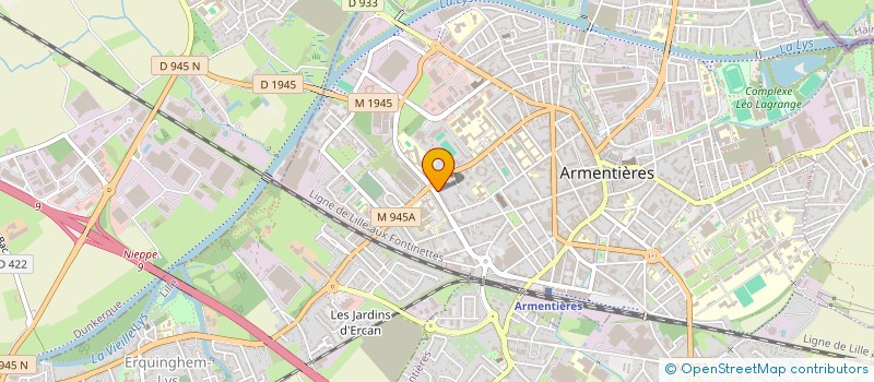 localisation de l'entreprise MADAME PASQUAL MAYER-KUSTERER à ARMENTIERES
