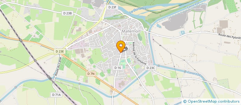 localisation de l'entreprise MADAME PASQUALE TAMBORRELLI à MALLEMORT