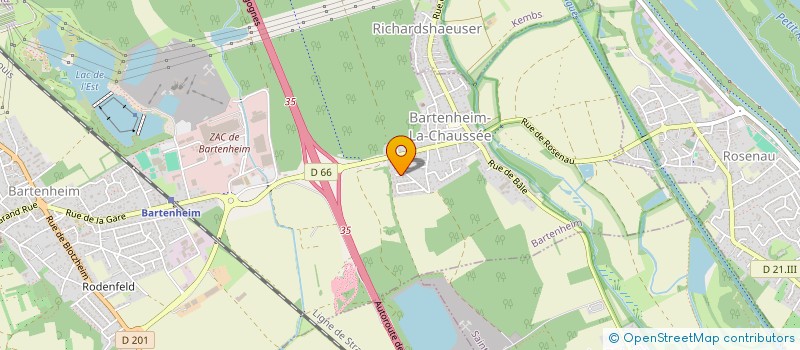 localisation de l'entreprise MADAME PASSY MANSARE  BARTENHEIM