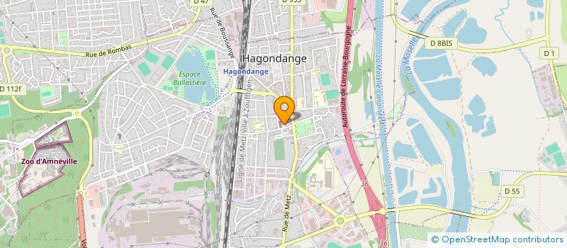 localisation de l'entreprise MADAME PATCHAREE KHIAOSOTH  HAGONDANGE