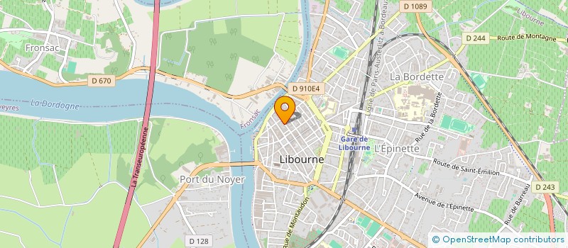 localisation de l'entreprise MADAME PATCHARIDA PHUMPHUANG  LIBOURNE