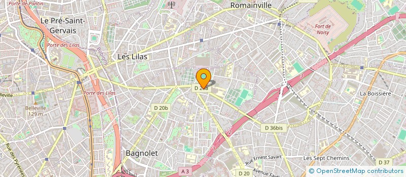 localisation de l'entreprise MADAME PATHY TRENET à BAGNOLET