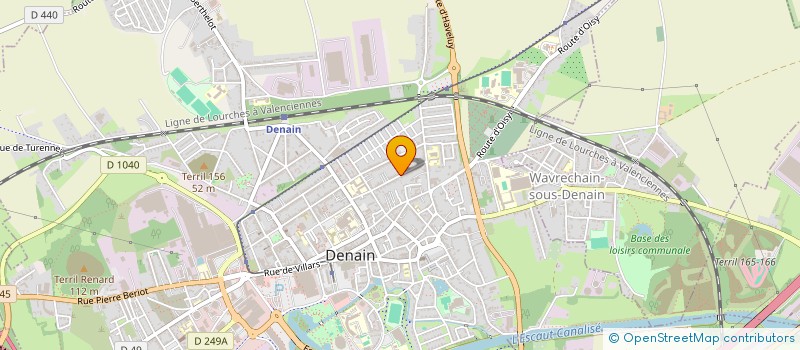 localisation de l'entreprise MADAME PATICIA DHERVILLE  DENAIN