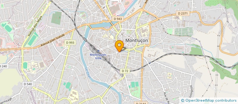 localisation de l'entreprise MADAME PATOU ZEINA MBEGA MOZOGO  MONTLUCON