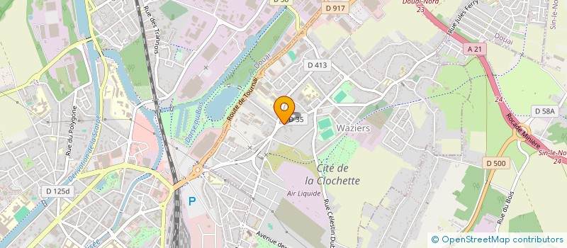 localisation de l'entreprise MADAME PATPIMON POLAMNUAY  WAZIERS