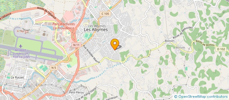localisation de l'entreprise MADAME PATRICE CATAN à LES ABYMES