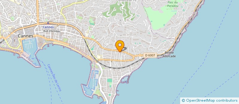 localisation de l'entreprise MADAME PATRICE SAUVAGE  CANNES