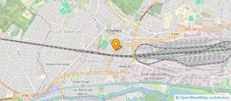 localisation de l'entreprise MADAME PATRICIA ABDELNOUR  CHELLES