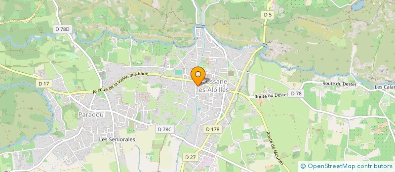 localisation de l'entreprise MADAME PATRICIA ABRUNHOSA MADEIRA  MAUSSANE-LES-ALPILLES