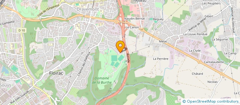 localisation de l'entreprise MADAME PATRICIA ACHOUR  FLOIRAC