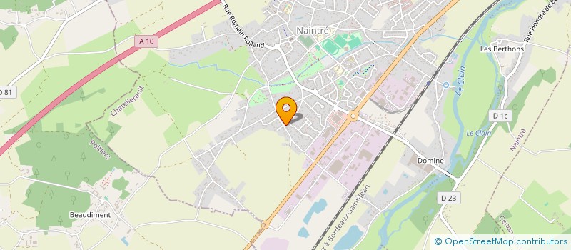 localisation de l'entreprise MADAME PATRICIA ALBERT  NAINTRE