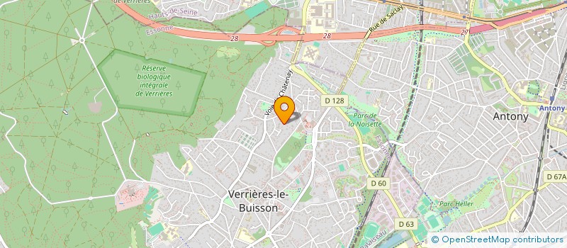 localisation de l'entreprise MADAME PATRICIA ALBERTINI à VERRIERES-LE-BUISSON