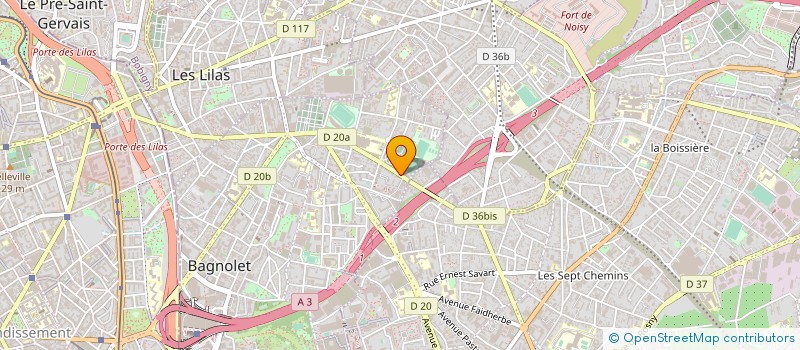 localisation de l'entreprise MADAME PATRICIA ALDEGHERI à BAGNOLET
