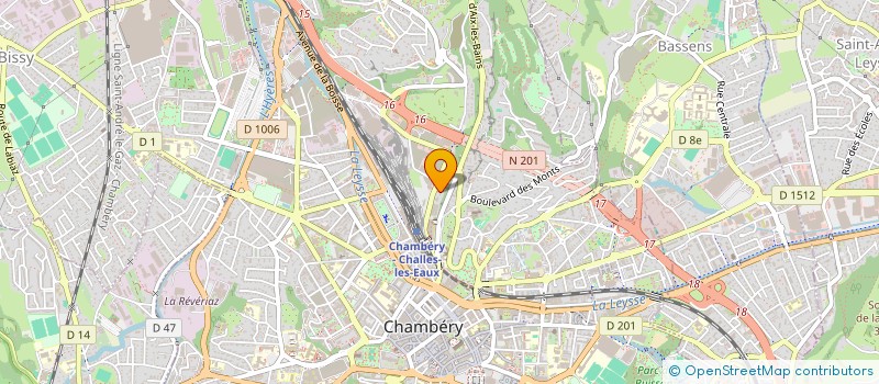 localisation de l'entreprise MADAME PATRICIA ALEXANDRA DIAS LOPES à CHAMBERY