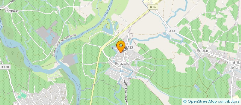 localisation de l'entreprise MADAME PATRICIA ALFEROFF  POUZOLS