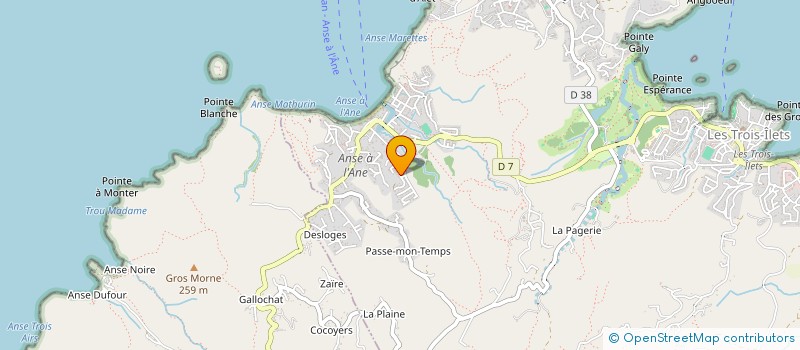 localisation de l'entreprise MADAME PATRICIA ALLAIN à LES TROIS-ILETS