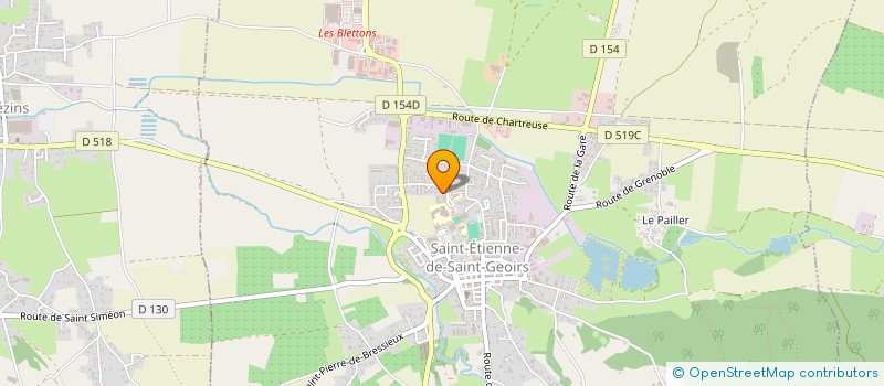 localisation de l'entreprise MADAME PATRICIA ALMEIDA E SILVA  SAINT-ETIENNE-DE-SAINT-GEOIRS
