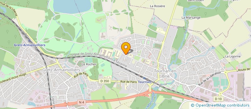 localisation de l'entreprise MADAME PATRICIA ALVES à TOURNAN-EN-BRIE