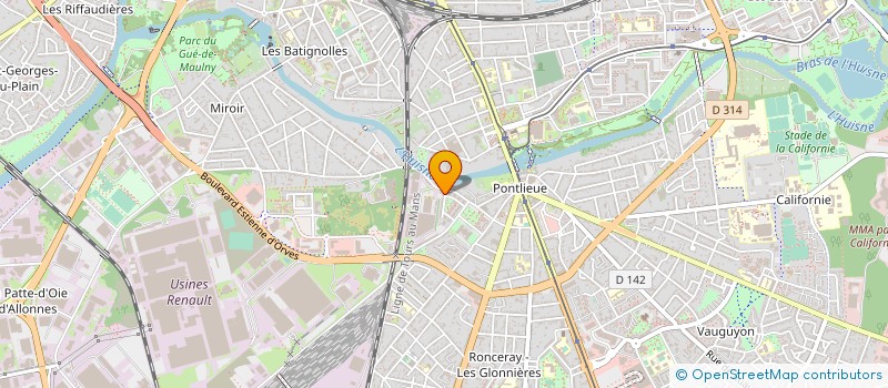 localisation de l'entreprise MADAME PATRICIA AMARY  LE MANS