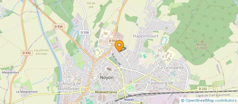 localisation de l'entreprise MADAME PATRICIA ANCELOT à NOYON