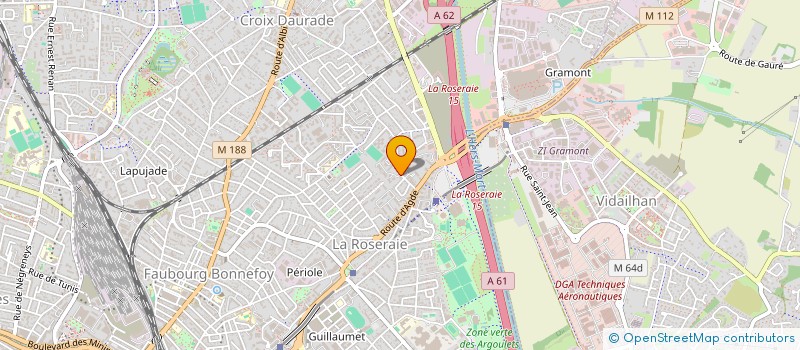 localisation de l'entreprise MADAME PATRICIA ANDRE à TOULOUSE