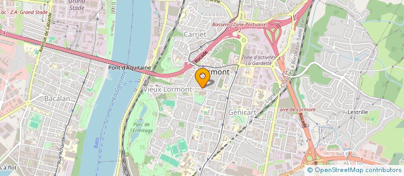 localisation de l'entreprise MADAME PATRICIA ANDREU  LORMONT