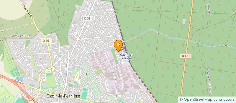 localisation de l'entreprise MADAME PATRICIA ANGUILE  OZOIR-LA-FERRIERE