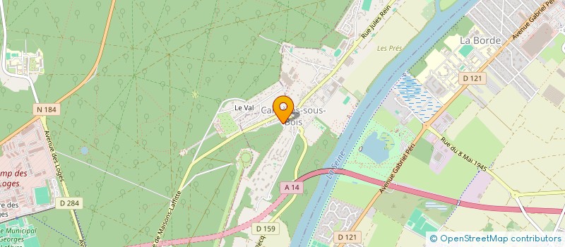 localisation de l'entreprise MADAME PATRICIA ANSSENS  LE MESNIL-LE-ROI