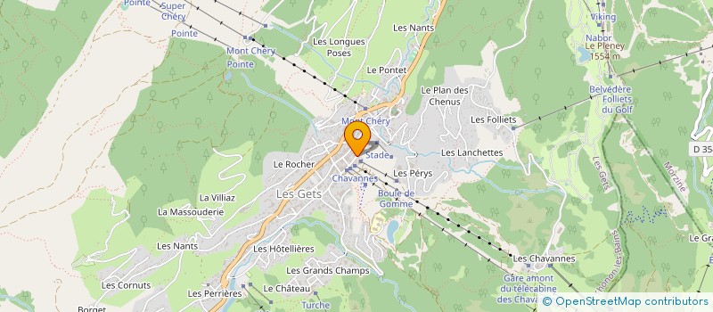 localisation de l'entreprise MADAME PATRICIA ANTHONIOZ à LES GETS