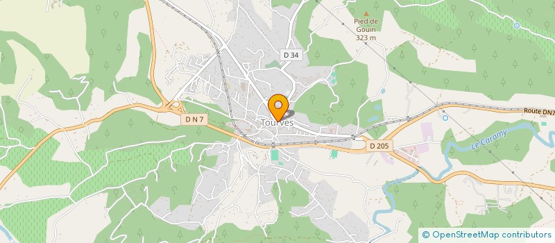 localisation de l'entreprise MADAME PATRICIA ANTONIO  TOURVES