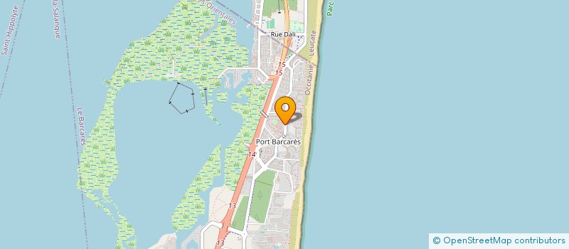 localisation de l'entreprise MADAME PATRICIA ARCAZ  LE BARCARES