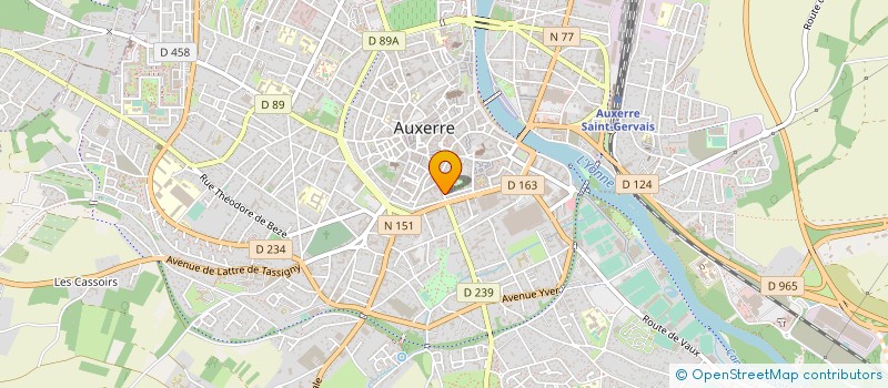 localisation de l'entreprise MADAME PATRICIA ARCHENAULT-RAPIN à AUXERRE