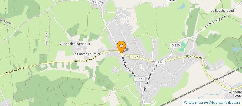 localisation de l'entreprise MADAME PATRICIA ARMANDIE à VENDAT
