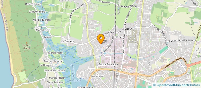localisation de l'entreprise MADAME PATRICIA ARNAUD à LES SABLES D'OLONNE