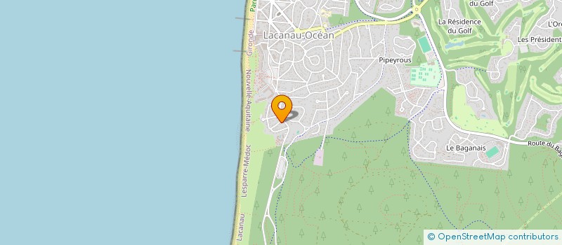 localisation de l'entreprise MADAME PATRICIA ARNAUD  LACANAU