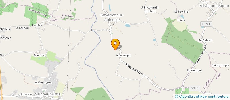 localisation de l'entreprise MADAME PATRICIA ARQUE  GAVARRET-SUR-AULOUSTE