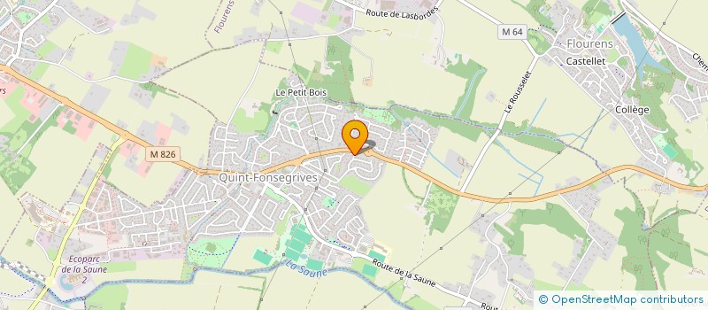 localisation de l'entreprise MADAME PATRICIA ARTIGUE  QUINT-FONSEGRIVES