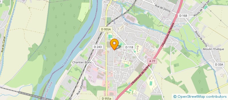 localisation de l'entreprise MADAME PATRICIA ASSELOOS  COSNE-COURS-SUR-LOIRE