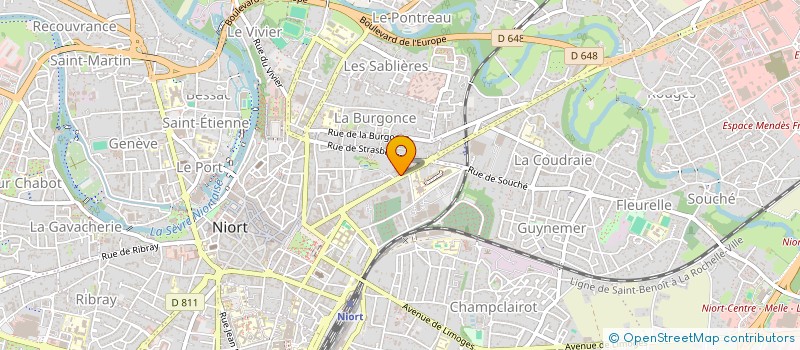 localisation de l'entreprise MADAME PATRICIA AUBIN à NIORT