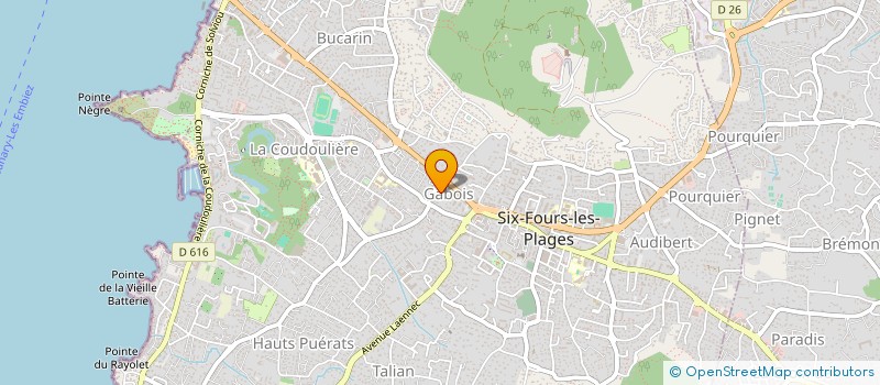 localisation de l'entreprise MADAME PATRICIA AUDIBERT à SIX-FOURS-LES-PLAGES